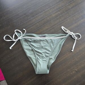 H&M Green Adjustable Tie-Side Bikini